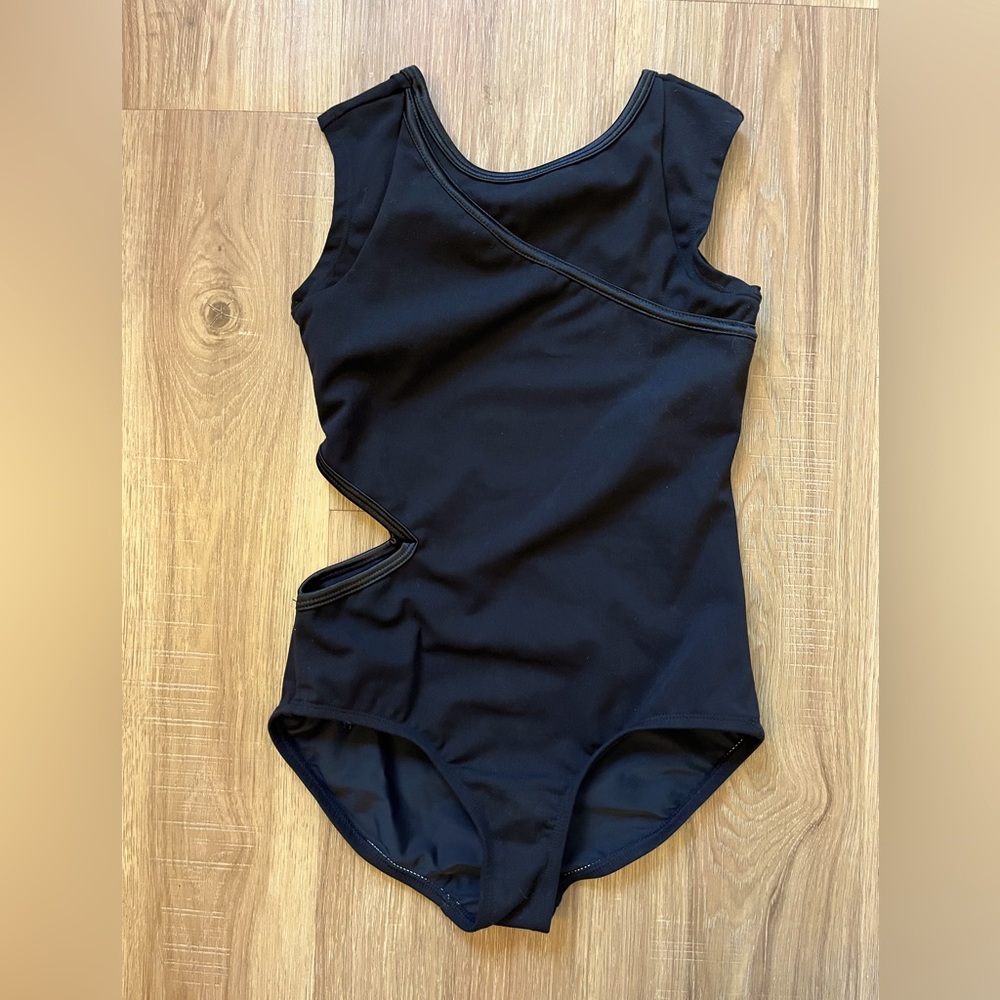Oh La La Black Leotard YL